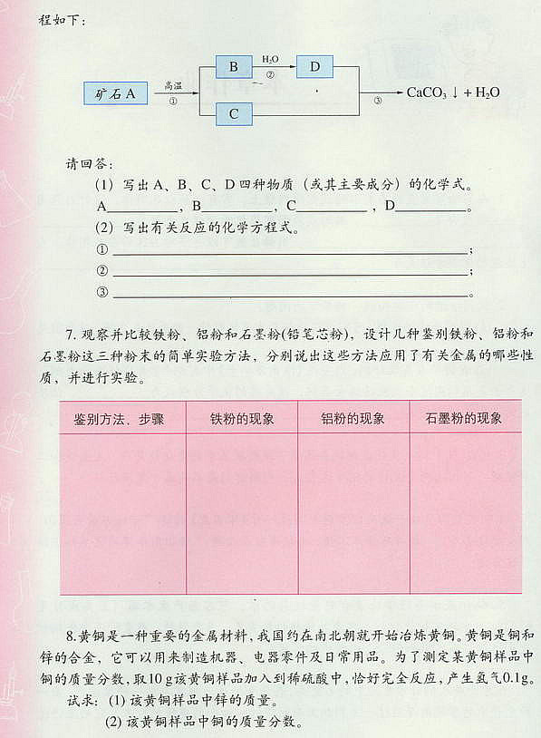 沪教版初中化学初三化学上册整理与归纳第2页