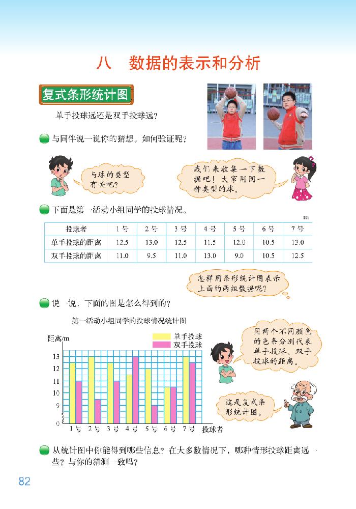 北师大版五年级数学下册八 数据的表示和分析第0页