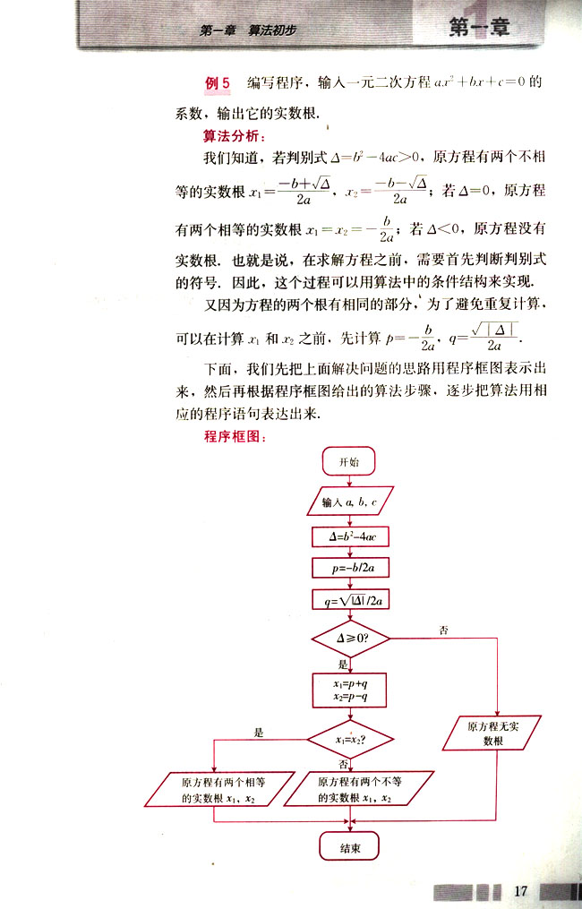人教版高二数学必修三(2004A版)1.2.2 条件语句第1页