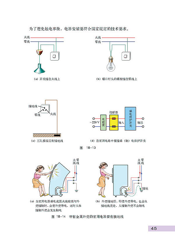 沪科粤教版初中初三物理下册怎样用电才安全第4页
