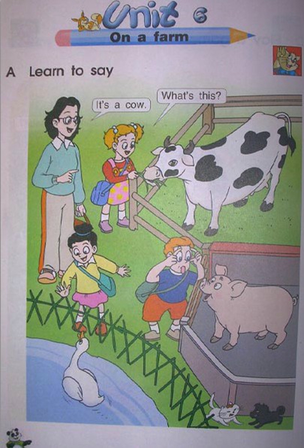苏教版小学一年级英语上册On a farm第0页