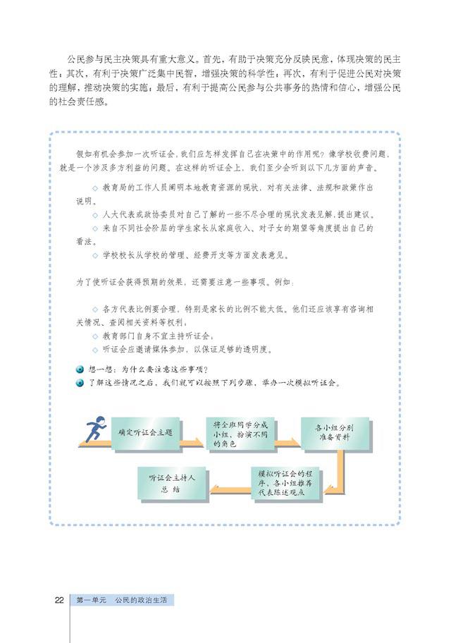 人教版高一思想政治必修2(政治生活)公民参与民主决策的重大意义第0页