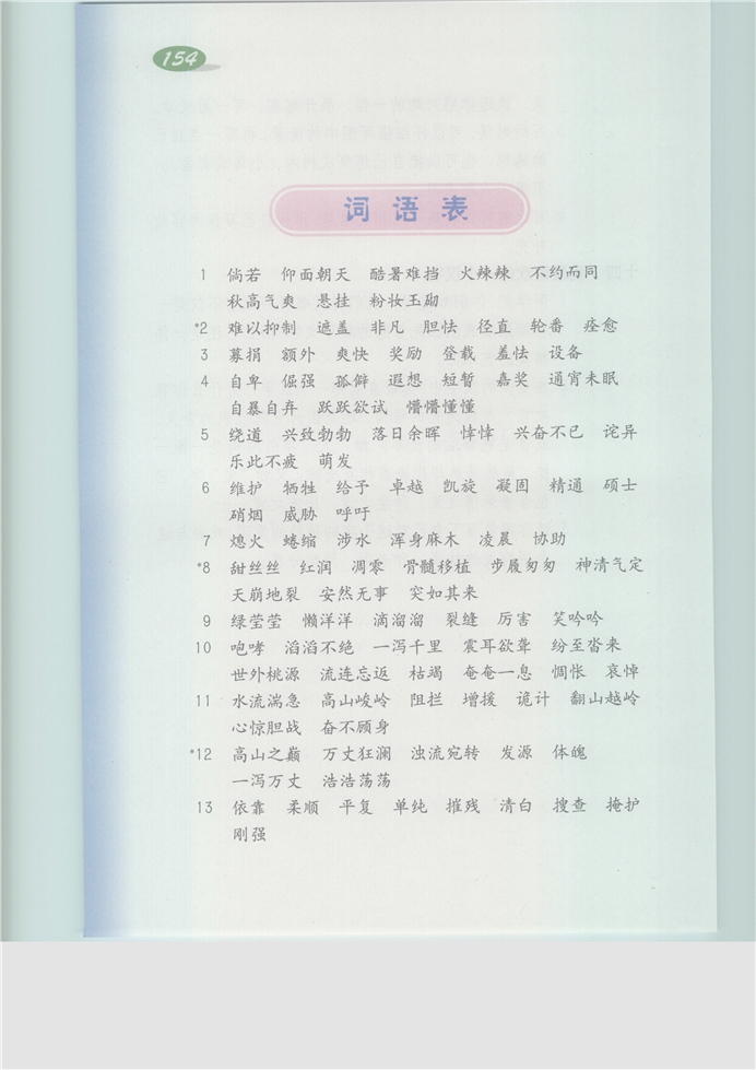 沪教版小学五年级语文上册一 小时候，我很_______…第9页