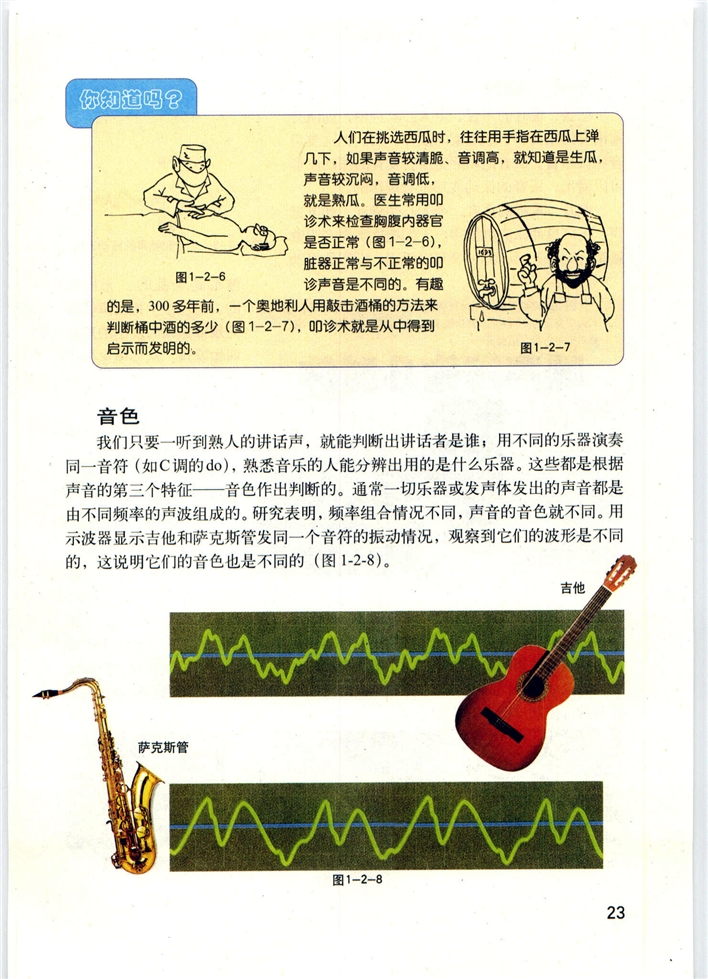 沪教版初中物理初二物理上册声音的特征第3页