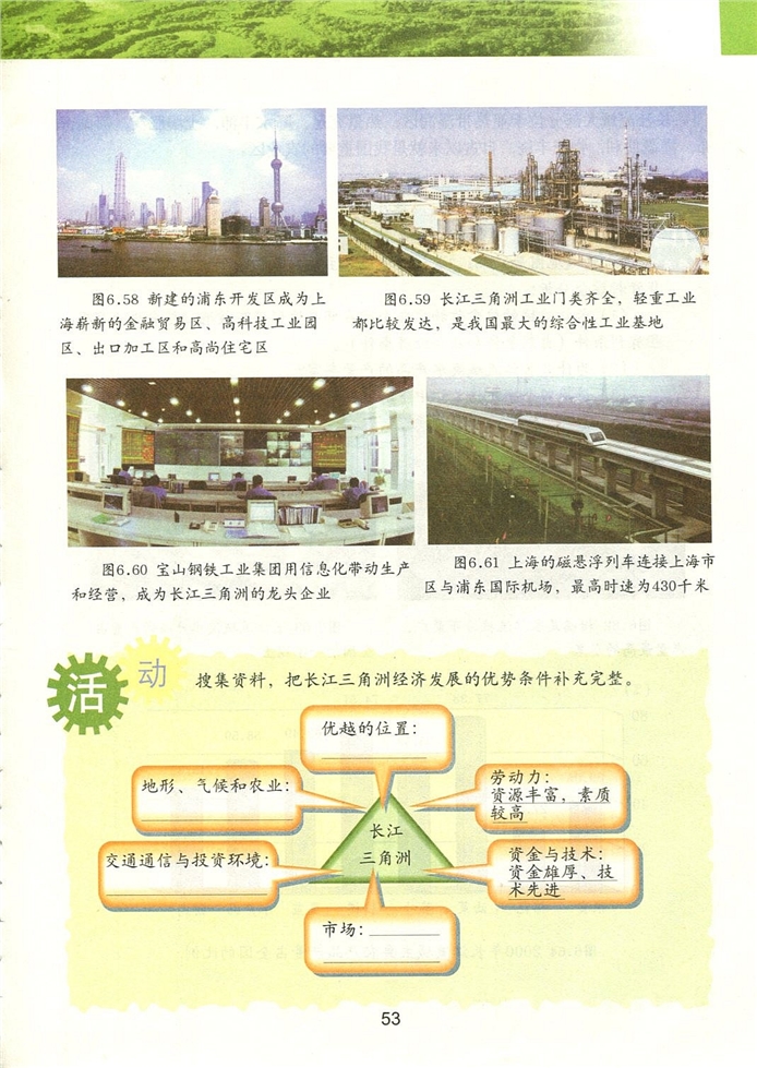 粤教版初中地理初二地理下册长江流域地区第8页