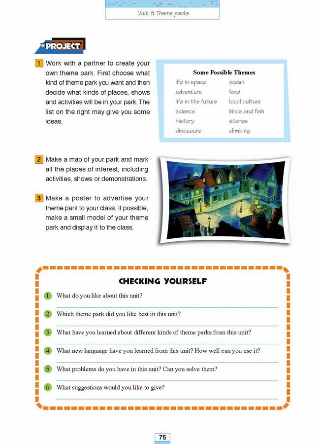 人教版高二英语必修四(2007)Unit 5 Theme parks第6页