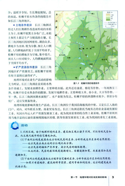 人教版高二地理必修3第一节 地理环境对区域发展的影响第1页