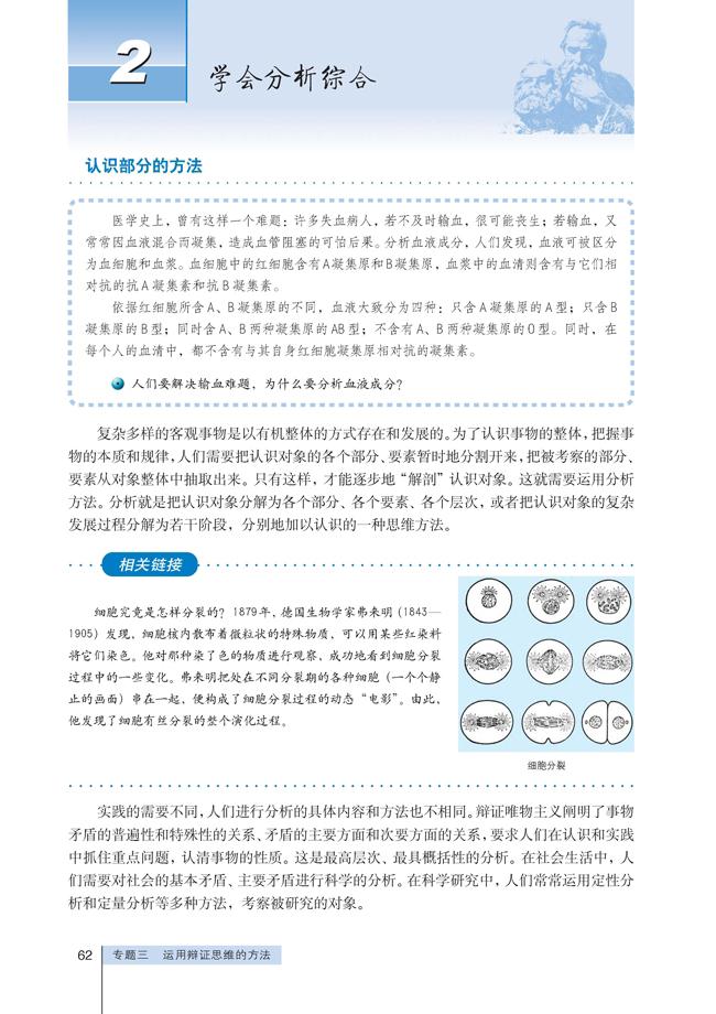 高三思想政治选修4(科学思维常识)2 学会分析综合第0页