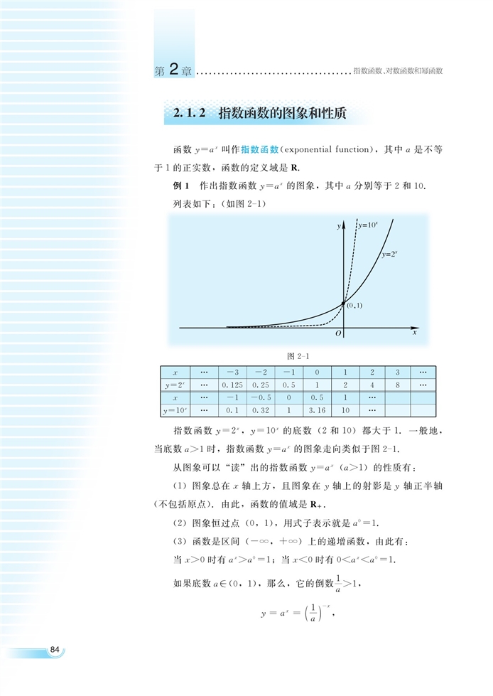 湘教版高中高一数学必修一指数函数第6页
