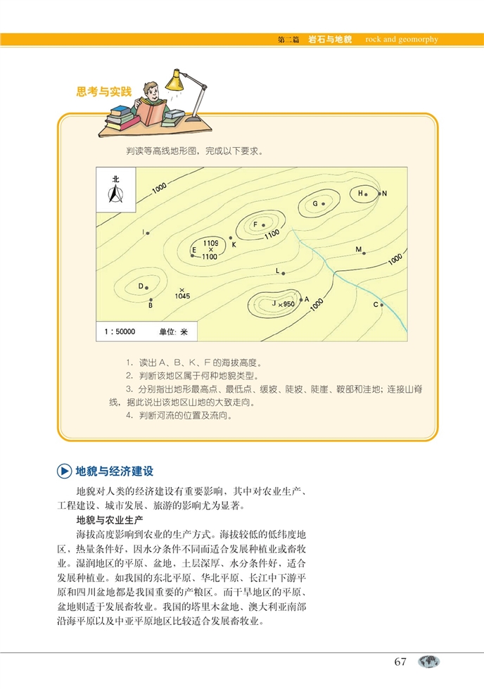 中图版高中高一地理第一册地貌第7页