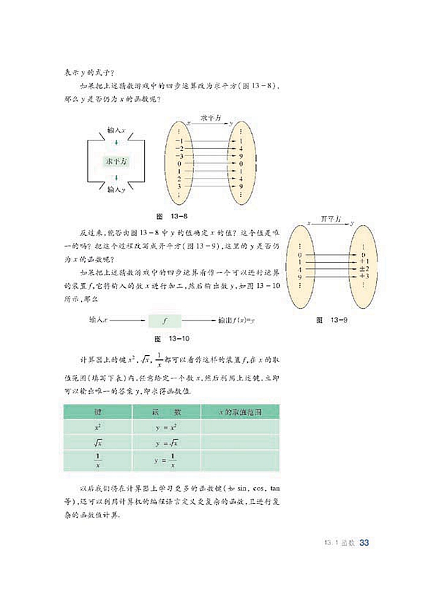 沪科版初中数学初二数学上册函数第12页