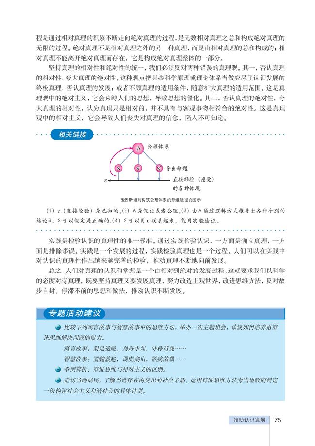 高三思想政治选修4(科学思维常识)理解真理的总体第1页