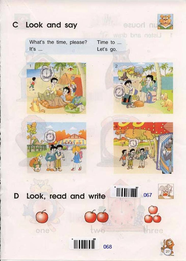 苏教版小学三年级英语下册Time第4页