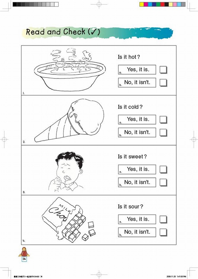 北师大版小学三年级英语下册Hot soup第9页