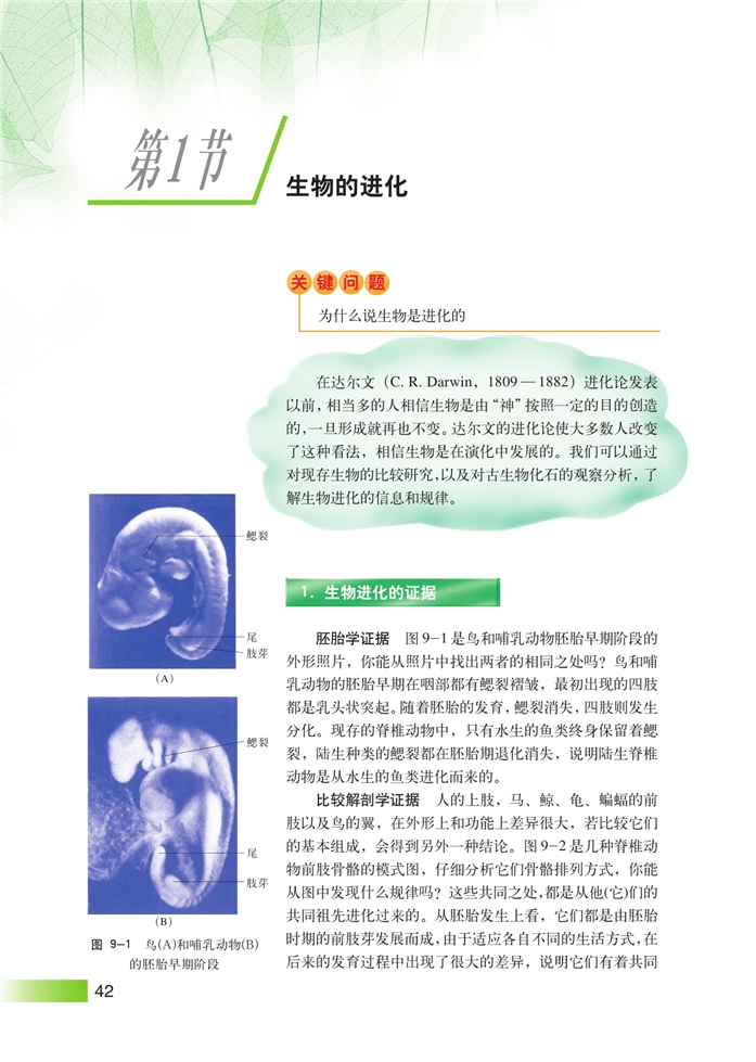 沪科版高中高三生命科学生命科学（第三册）生物进化第0页