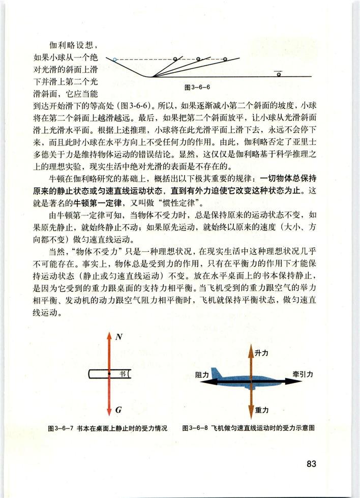 沪教版初中物理初二物理上册惯性 牛顿第一定律第2页