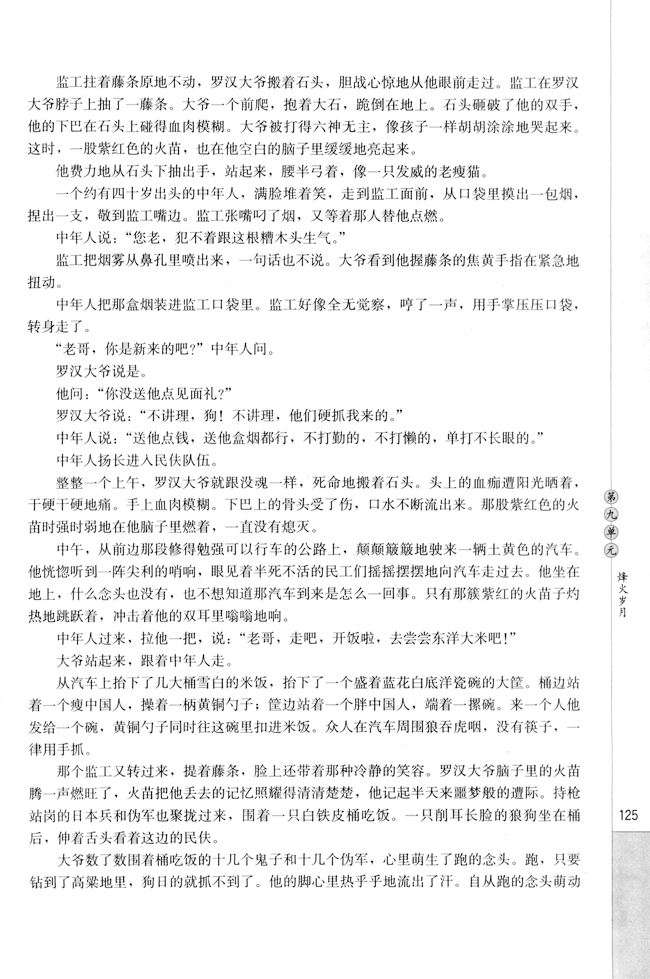 高三语文中国小说欣赏18. 《红高粱》第4页