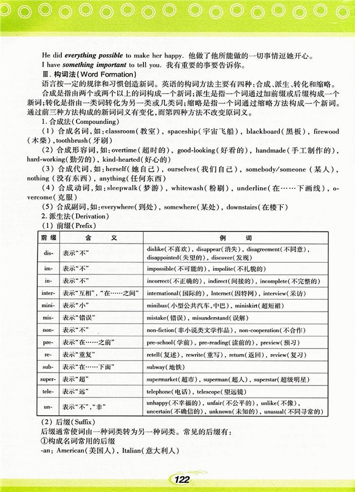 仁爱版初中初三英语上册语法第1页