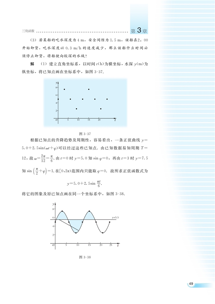 湘教版高中高一数学必修二函数y=Asin(ωx+φ)的…第12页