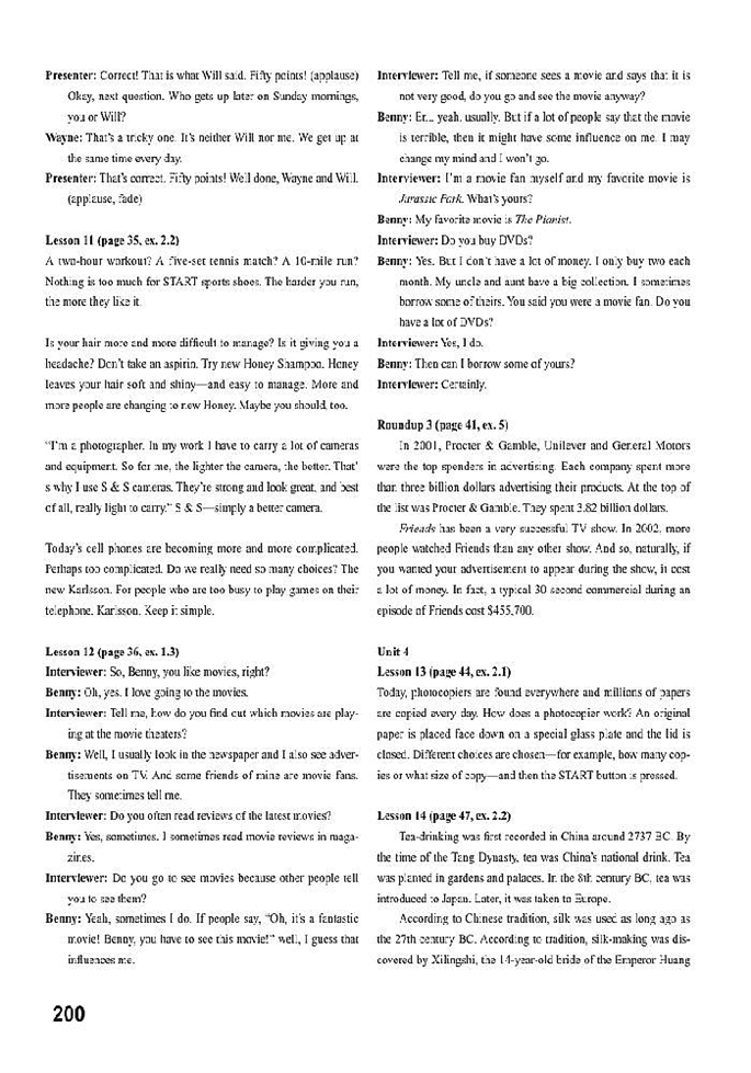 北师大版初中英语初三英语全册Tapescripts第3页