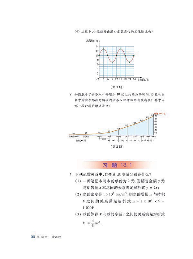 沪科版初中数学初二数学上册函数第9页