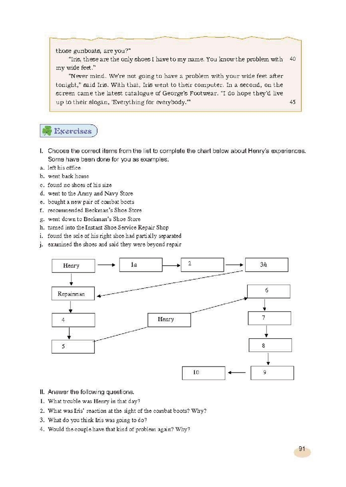 新世纪版高中高二英语上册Module fou…第13页