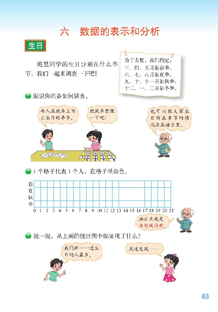 北师大版四年级数学下册六 数据的表示和分析第0页