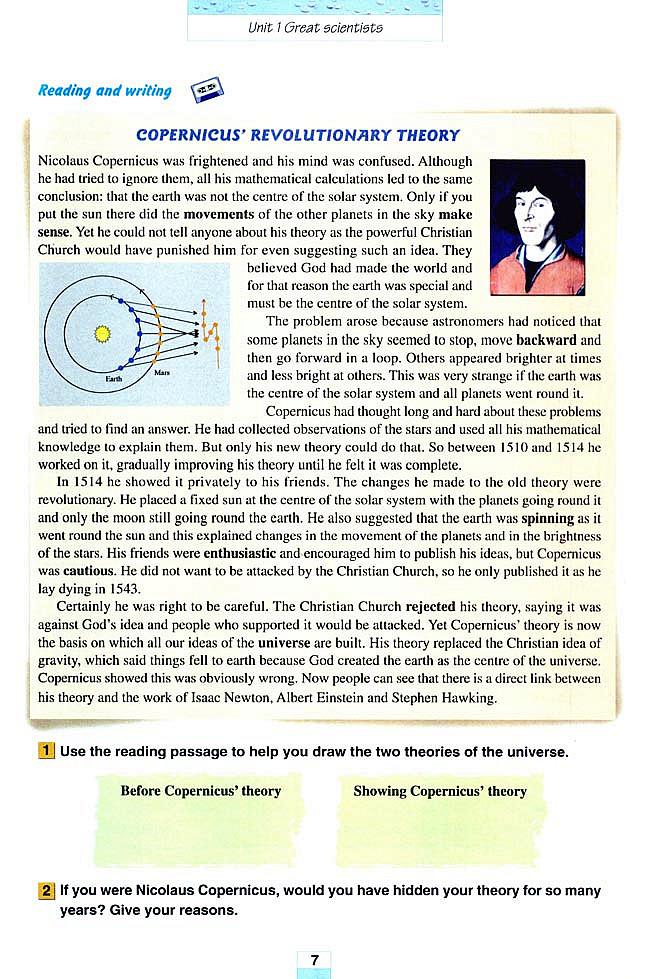 人教版高三英语必修五(2007)Unit 1 Great scientists第6页