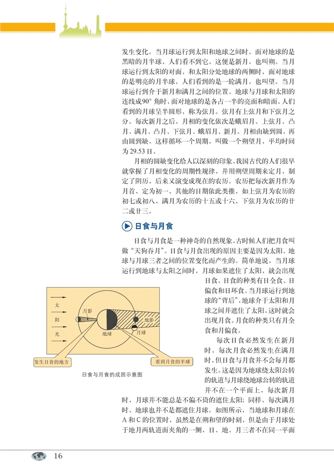 中图版高中高一地理第一册地球的伙伴-月球第2页