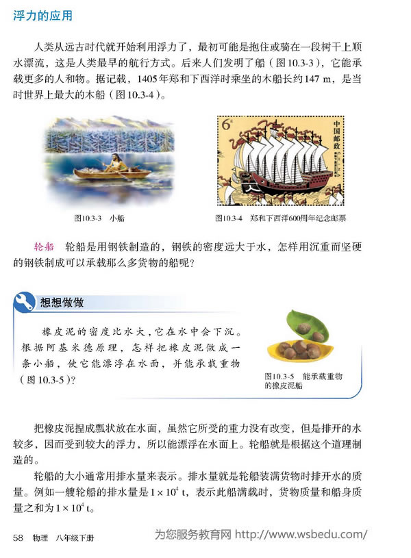 2012部编版八年级物理下册浮力的应用第0页