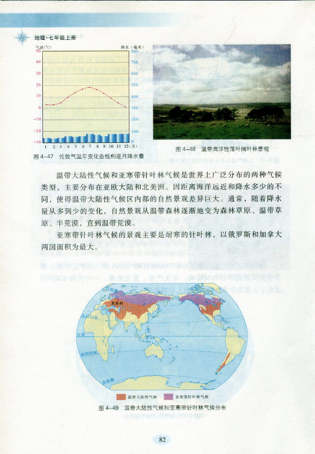 湘教版初中地理初一地理上册国际合作第1页