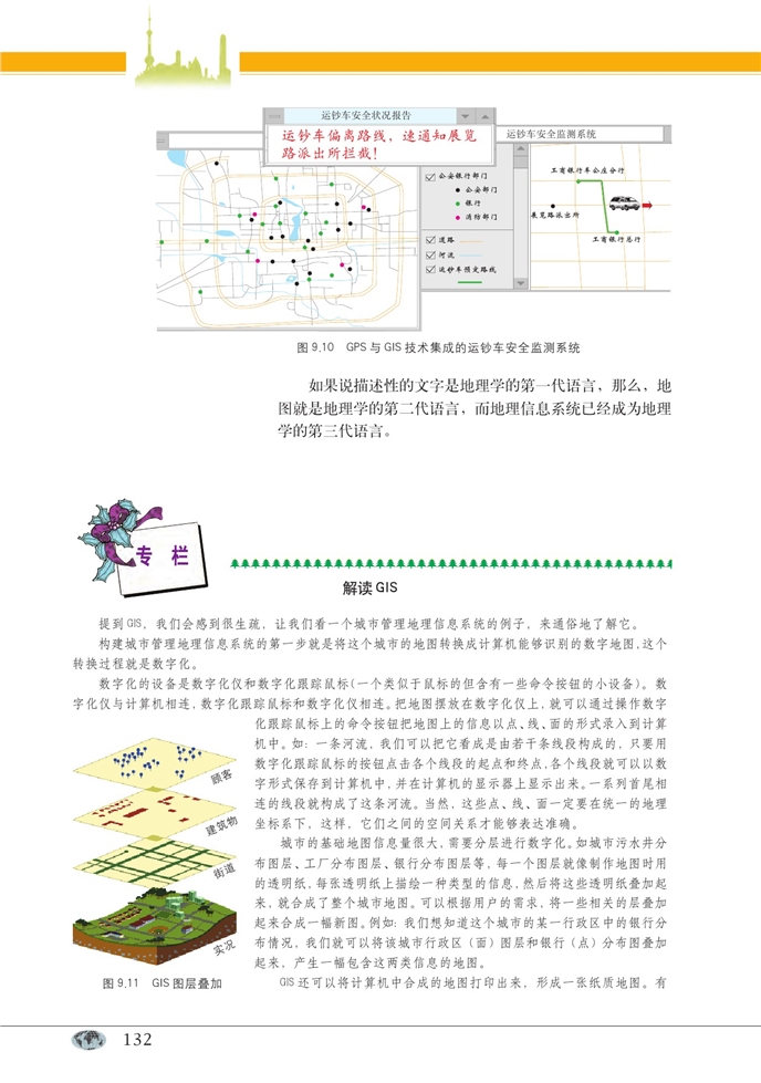 中图版高中高一地理第二册地理信息技术第6页