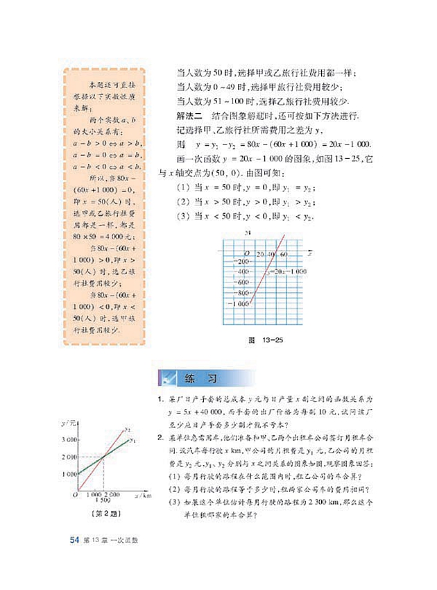 沪科版初中数学初二数学上册二元一次方程组的图像解法第5页