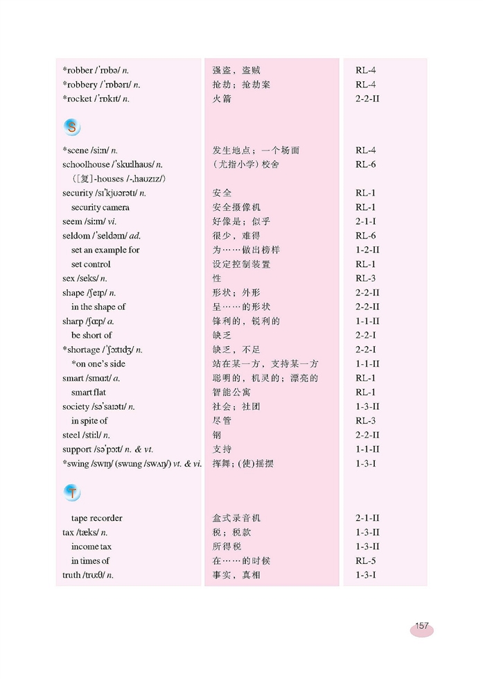 新世纪版初中英语初三英语下册Vocabulary第6页