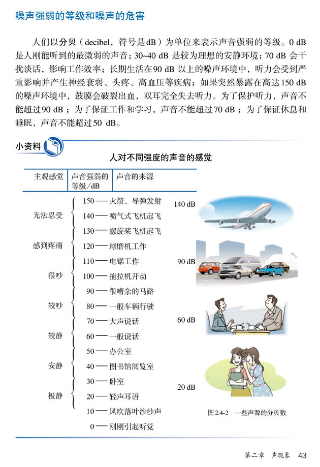 2012部编版八年级物理上册噪声强弱的等级和噪声的危害第0页