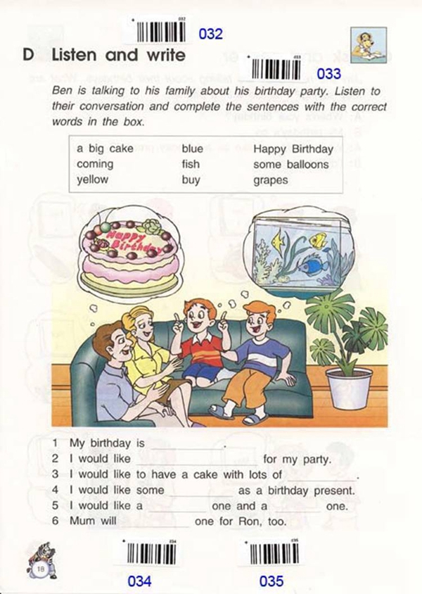 苏教版小学六年级英语上册Ben's birthday第5页