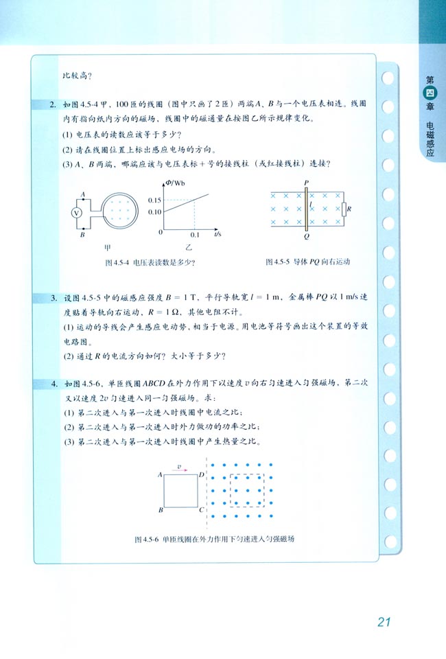 人教版高二物理选修3-2感生电场 洛伦磁力第0页