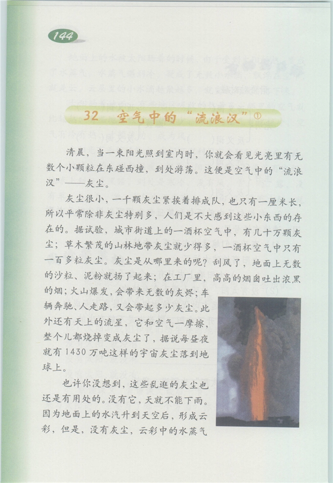 沪教版小学四年级语文上册空气中的流浪汉第0页