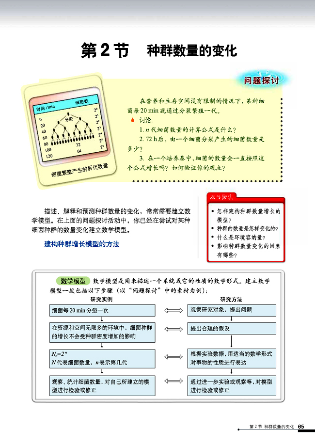 人教版高中高二生物必修3种群数量的变化第0页