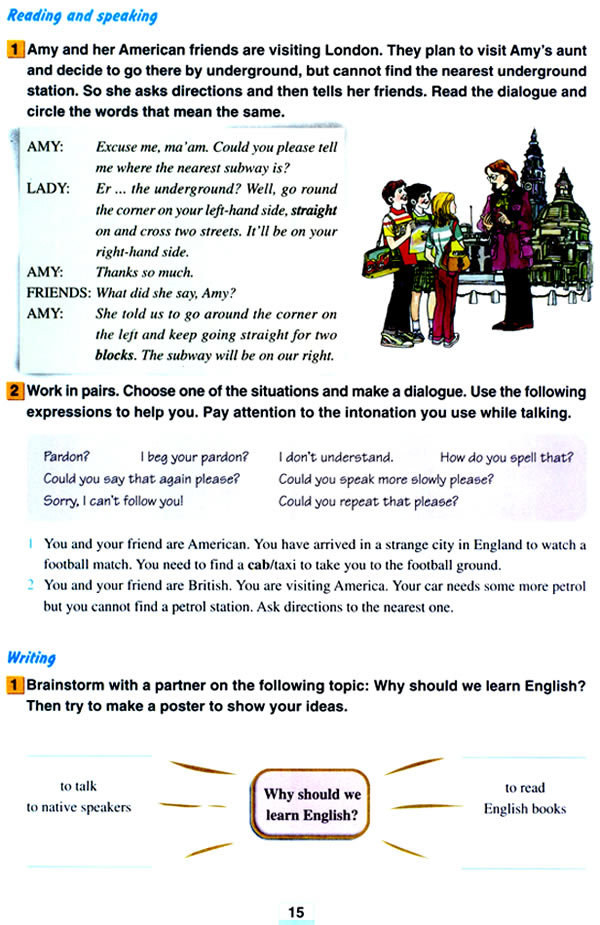 人教版高一英语必修一(2004)Unit 2 English around the world第6页