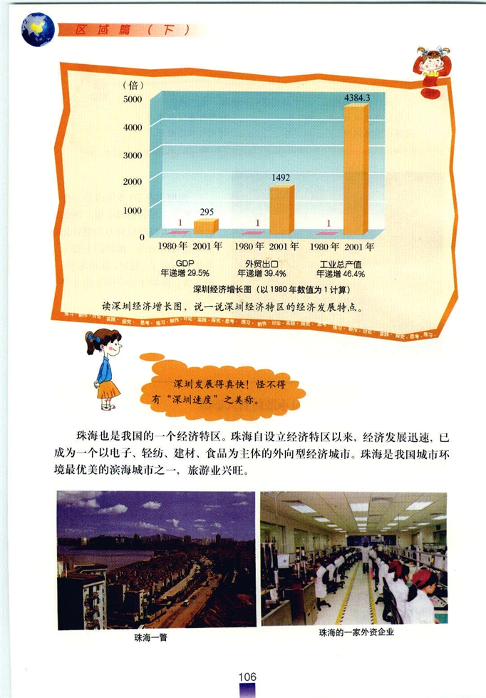 沪教版初中地理初一地理下册抓住特征 学习区域第32页