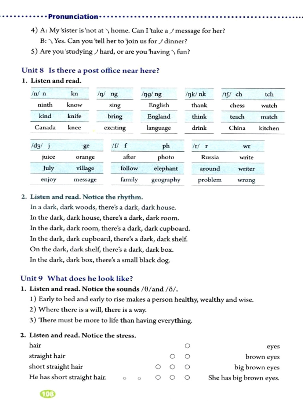 部编版七年级英语下册Pronunciation第11页