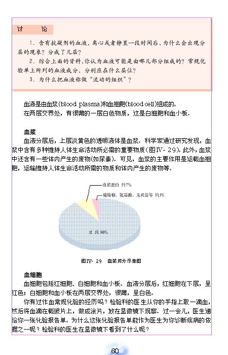 人教版初中初一生物下册流动的组织-血液第2页