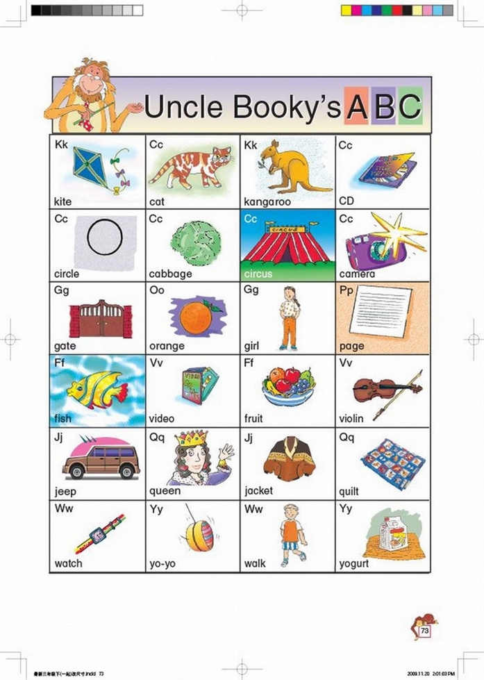 北师大版小学三年级英语下册Uncle Booky’s A…第0页