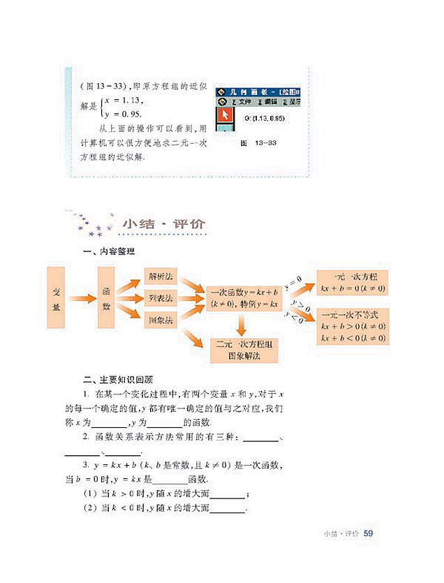 沪科版初中数学初二数学上册小结 评价第0页