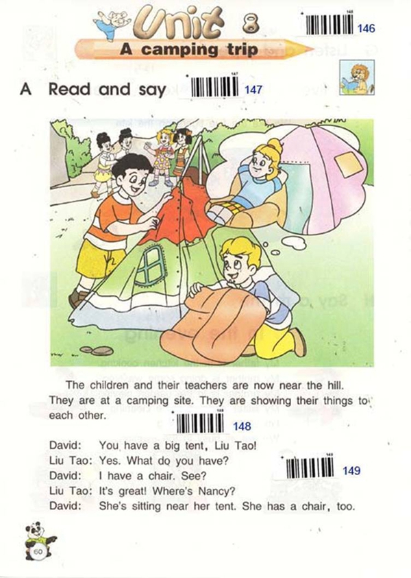 苏教版小学五年级英语上册A camping trip第0页