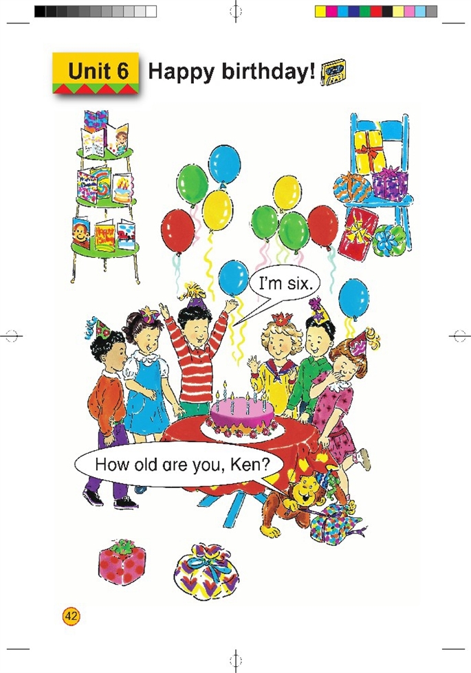 北师大版小学一年级英语下册Happy birthday!第0页