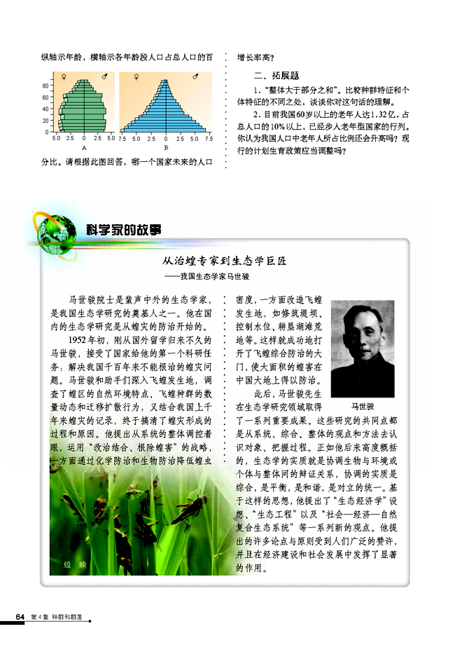 人教版高中高二生物必修3种群的特征第4页