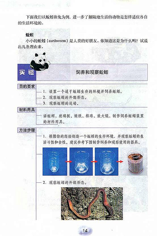 人教版初中初二生物上册陆地生活的动物第2页