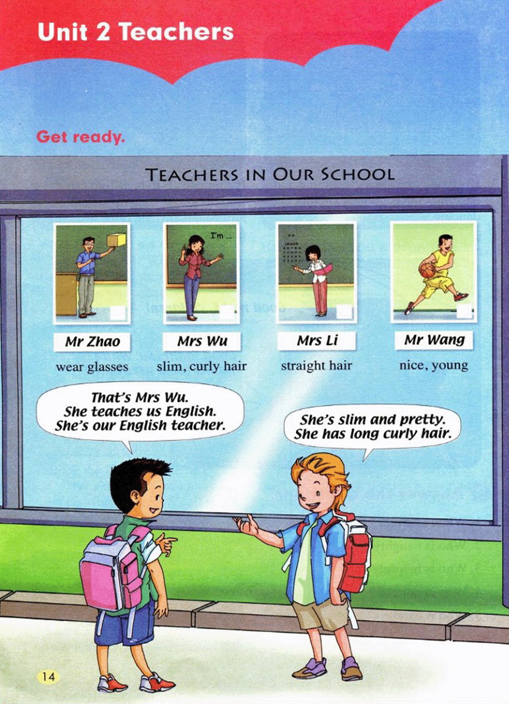 部编版五年级英语上册Unit 2 Teachers第0页